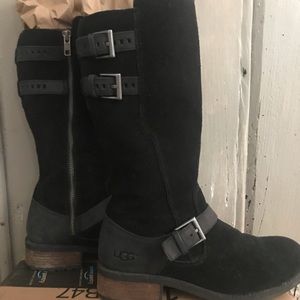 UGG Black Suede Boot